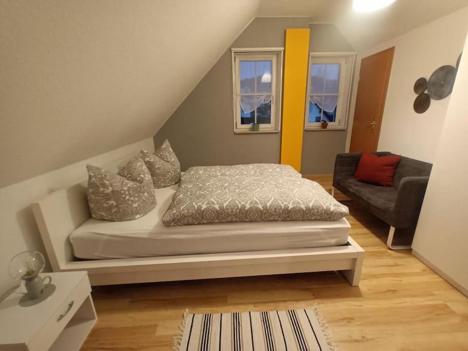 Ferienwohnung Fischer Mit E-Ladestation Direkt Am Haus Schwarzenberg  Luaran gambar